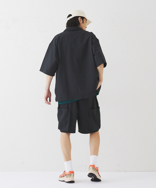 417 EDIFICE（フォーワンセブンエディフィス）の「サッカー カーゴショートパンツ（カーゴパンツ・メンズ・ブラック/ベージュ・MEDIUM/LARGE）」の18枚目の写真