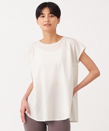 Chacott（チャコット）の「DRY&UVフレアTシャツ（Tシャツ/カットソー）」
