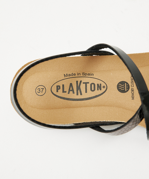 PLAKTON(プラクトン)の「●PLAKTON クロスラインサンダル(サンダル・レディース・ブラック/ベージュ/シルバー・38/36/37)」の11枚目の写真