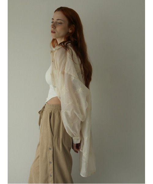 AMAIL（アマイル）の「Almond milk shirt（シャツ/ブラウス・レディース・ブラック/ベージュ/アイボリー・FREE）」の21枚目の写真