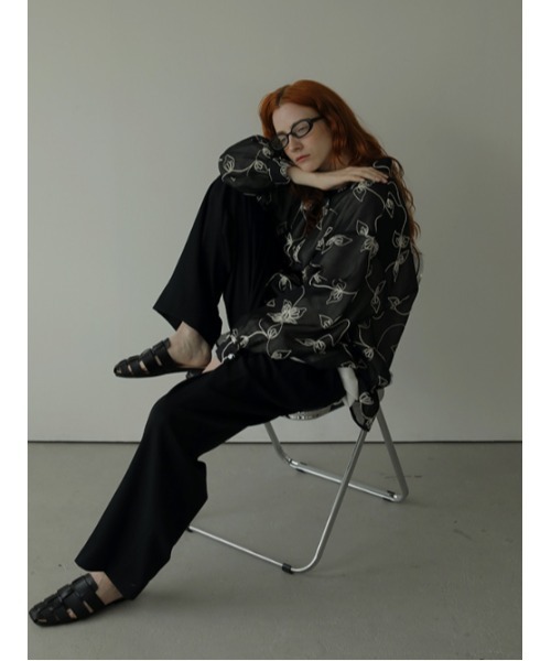 AMAIL（アマイル）の「Almond milk shirt（シャツ/ブラウス・レディース・ブラック/ベージュ/アイボリー・FREE）」の16枚目の写真