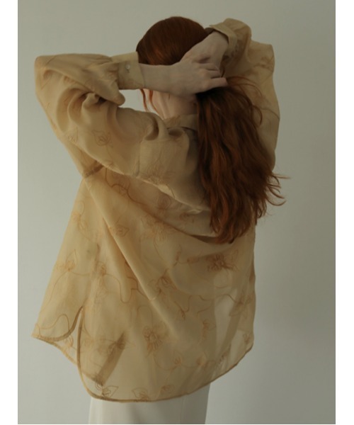 AMAIL（アマイル）の「Almond milk shirt（シャツ/ブラウス・レディース・ブラック/ベージュ/アイボリー・FREE）」の17枚目の写真