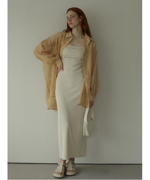 AMAIL（アマイル）の「Almond milk shirt（シャツ/ブラウス・レディース・ブラック/ベージュ/アイボリー・FREE）」の10枚目の写真