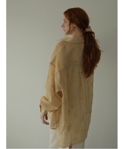 AMAIL（アマイル）の「Almond milk shirt（シャツ/ブラウス・レディース・ブラック/ベージュ/アイボリー・FREE）」の11枚目の写真