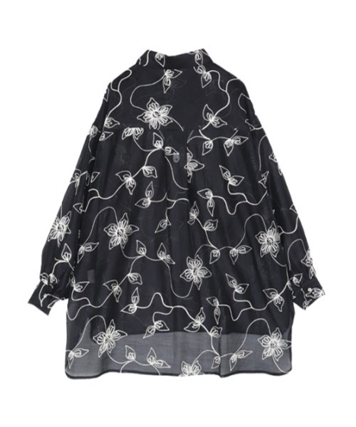 AMAIL（アマイル）の「Almond milk shirt（シャツ/ブラウス・レディース・ブラック/ベージュ/アイボリー・FREE）」の8枚目の写真