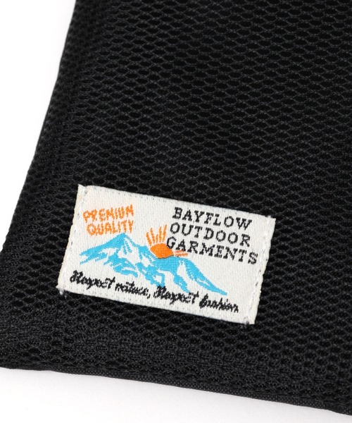 BAYFLOW(ベイフロー)の「メッシュポケットサコッシュ(ショルダーバッグ・メンズ・ブラック/カーキ/グレー・FREE)」の7枚目の写真