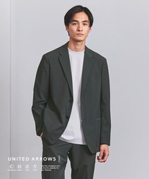 UNITED ARROWS | シアサッカー シングル２ボタン ジャケット COZY -撥水・ウォッシャブル・ストレッチ・防しわ性（着用しわ）-(テーラードジャケット)