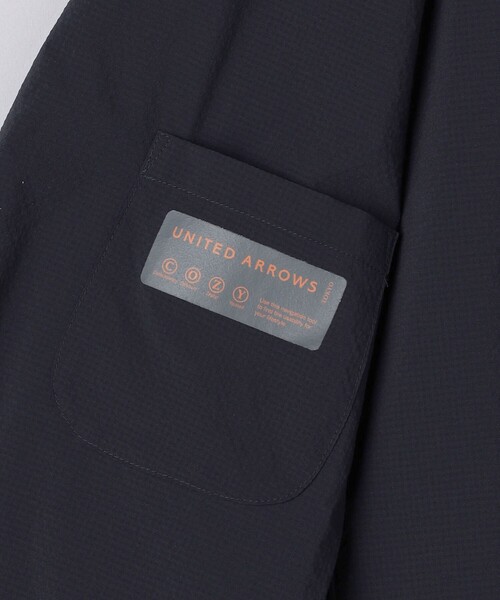 UNITED ARROWS（ユナイテッドアローズ）の「シアサッカー シングル２ボタン ジャケット COZY -撥水・ウォッシャブル・ストレッチ・防しわ性（着用しわ）-（テーラードジャケット・メンズ・ダークグリーン/ネイビー・XL/L/M/S/XXL）」の21枚目の写真