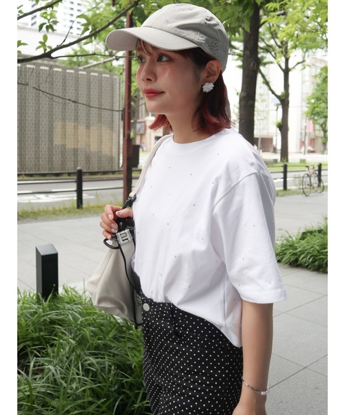 JUMELLE(ジュメロ)の「stone cropped T(Tシャツ/カットソー・レディース・ホワイト/ブラック・MEDIUM)」の20枚目の写真