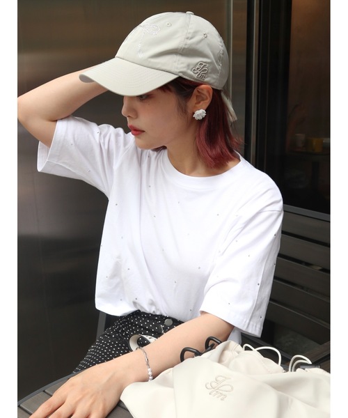 JUMELLE(ジュメロ)の「stone cropped T(Tシャツ/カットソー・レディース・ホワイト/ブラック・MEDIUM)」の21枚目の写真