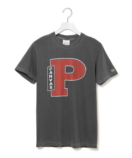 PARROTT CANVAS(パロットキャンバス)の「【PARROTT CANVAS(パロットキャンバス)】PC CLASSIC ART TEE(Tシャツ/カットソー・レディース・チャコールグレー・FREE)」の1枚目の写真