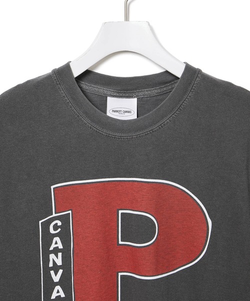PARROTT CANVAS(パロットキャンバス)の「【PARROTT CANVAS(パロットキャンバス)】PC CLASSIC ART TEE(Tシャツ/カットソー・レディース・チャコールグレー・FREE)」の5枚目の写真