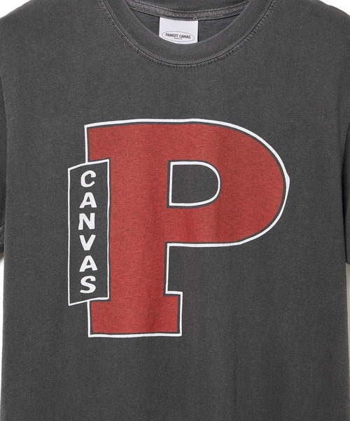 PARROTT CANVAS(パロットキャンバス)の「【PARROTT CANVAS(パロットキャンバス)】PC CLASSIC ART TEE(Tシャツ/カットソー・レディース・チャコールグレー・FREE)」の8枚目の写真
