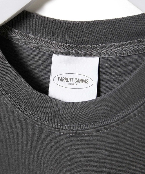 PARROTT CANVAS(パロットキャンバス)の「【PARROTT CANVAS(パロットキャンバス)】PC CLASSIC ART TEE(Tシャツ/カットソー・レディース・チャコールグレー・FREE)」の9枚目の写真