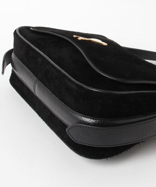 AMI Alexandre Mattiussi（アミアレクサンドルマテュッシ）の「AMI PARIS PANAME PANAME SATCHEL BAG アミ パリス パンメパナメ サッチェル ショルダーバッグ（ショルダーバッグ・レディース・ブラック・FREE）」の13枚目の写真