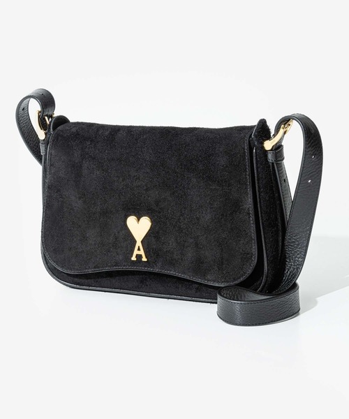 AMI Alexandre Mattiussi（アミアレクサンドルマテュッシ）の「AMI PARIS PANAME PANAME SATCHEL BAG アミ パリス パンメパナメ サッチェル ショルダーバッグ（ショルダーバッグ・レディース・ブラック・FREE）」の10枚目の写真