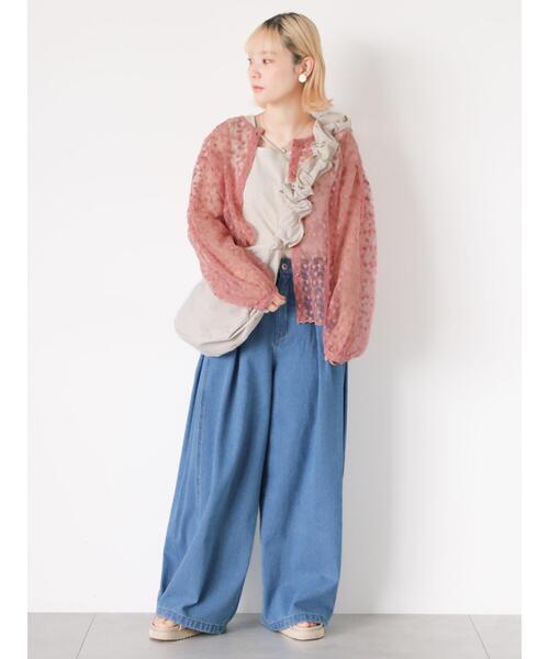 ehka sopo（エヘカソポ）の「スクエアネックタンクトップ（タンクトップ・レディース・ピンク/キナリ/グリーン/ブラック・F）」の8枚目の写真