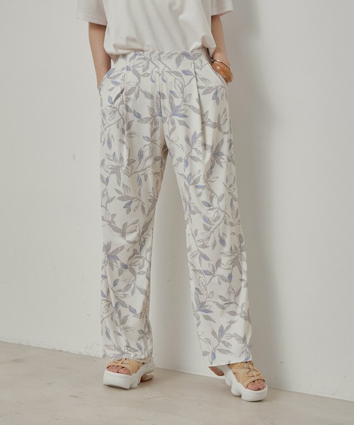 NERGY（ナージー）の「【UV＆水陸両用 】ボタニカル柄ラッシュパンツ（その他パンツ・レディース・ブラック系その他/クリーム・M/S）」の10枚目の写真