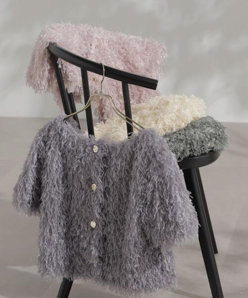 PROPORTION BODY DRESSING（プロポーションボディドレッシング）の「前後２ＷＡＹフェザーヤーントップス / 1214210802（シャツ/ブラウス・レディース・イエロー/ピンク/グリーン/グレー・FREE）」の2枚目の写真