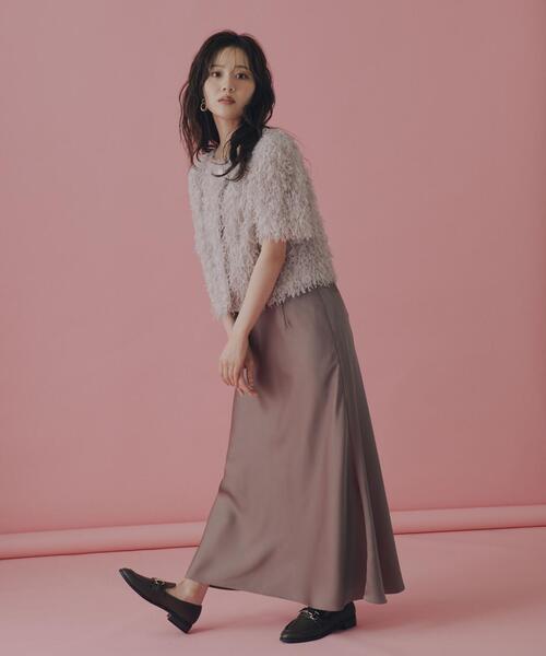 PROPORTION BODY DRESSING（プロポーションボディドレッシング）の「前後２ＷＡＹフェザーヤーントップス / 1214210802（シャツ/ブラウス・レディース・イエロー/ピンク/グリーン/グレー・FREE）」の22枚目の写真