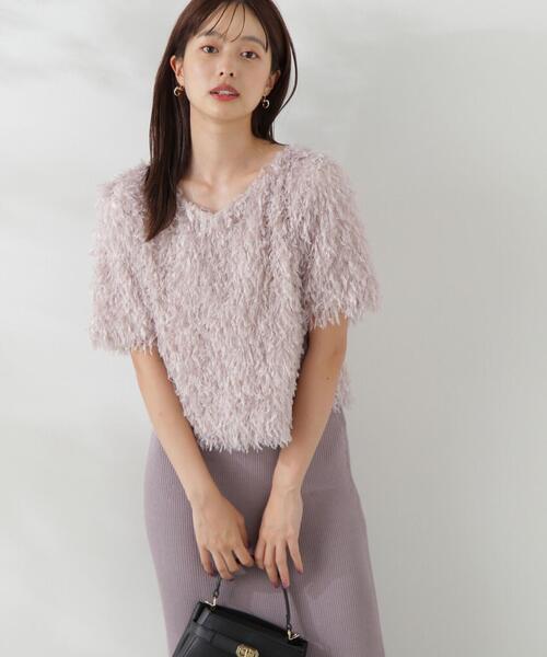 PROPORTION BODY DRESSING（プロポーションボディドレッシング）の「前後２ＷＡＹフェザーヤーントップス / 1214210802（シャツ/ブラウス・レディース・イエロー/ピンク/グリーン/グレー・FREE）」の21枚目の写真