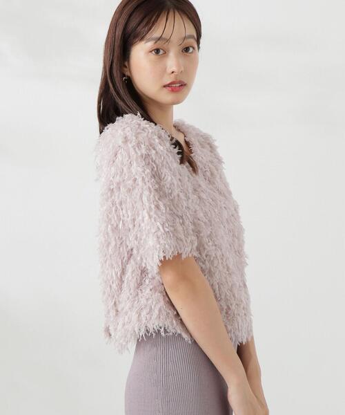 PROPORTION BODY DRESSING（プロポーションボディドレッシング）の「前後２ＷＡＹフェザーヤーントップス / 1214210802（シャツ/ブラウス・レディース・イエロー/ピンク/グリーン/グレー・FREE）」の19枚目の写真