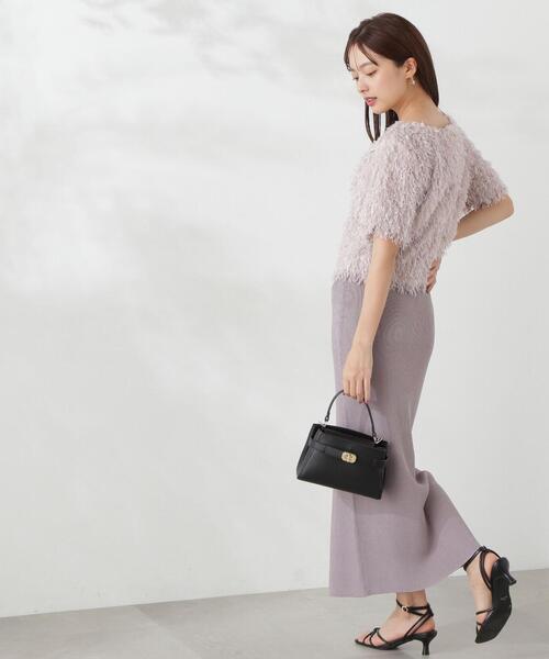 PROPORTION BODY DRESSING（プロポーションボディドレッシング）の「前後２ＷＡＹフェザーヤーントップス / 1214210802（シャツ/ブラウス・レディース・イエロー/ピンク/グリーン/グレー・FREE）」の18枚目の写真