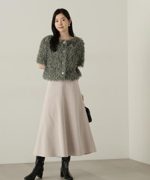 PROPORTION BODY DRESSING（プロポーションボディドレッシング）の「前後２ＷＡＹフェザーヤーントップス / 1214210802（シャツ/ブラウス・レディース・イエロー/ピンク/グリーン/グレー・FREE）」の14枚目の写真