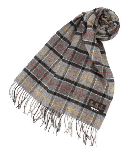 Barbour(バブアー)の「Barbour / タータンチェック ラムズウール マフラー(マフラー・メンズ・グレー/レッド/グリーン・ONE SIZE)」の11枚目の写真
