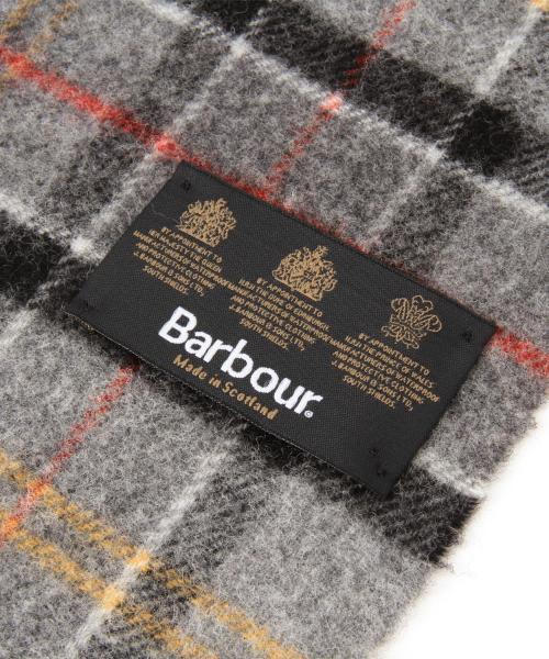 Barbour(バブアー)の「Barbour / タータンチェック ラムズウール マフラー(マフラー・メンズ・グレー/レッド/グリーン・ONE SIZE)」の5枚目の写真
