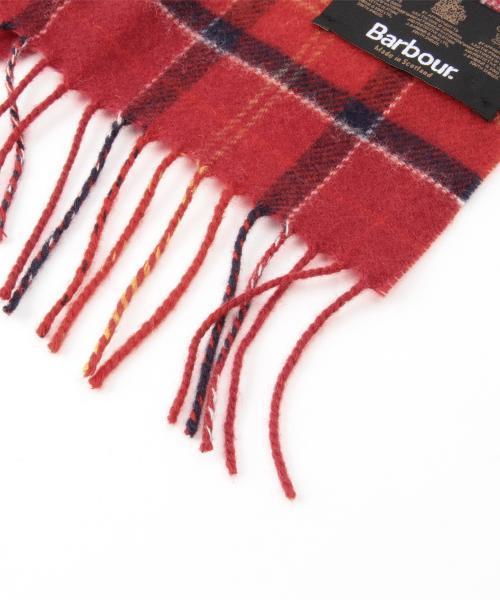 Barbour(バブアー)の「Barbour / タータンチェック ラムズウール マフラー(マフラー・メンズ・グレー/レッド/グリーン・ONE SIZE)」の6枚目の写真