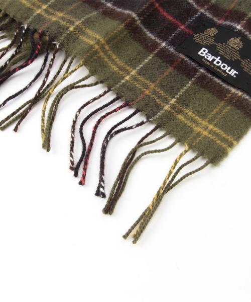 Barbour(バブアー)の「Barbour / タータンチェック ラムズウール マフラー(マフラー・メンズ・グレー/レッド/グリーン・ONE SIZE)」の4枚目の写真