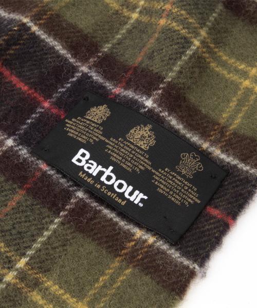 Barbour(バブアー)の「Barbour / タータンチェック ラムズウール マフラー(マフラー・メンズ・グレー/レッド/グリーン・ONE SIZE)」の8枚目の写真