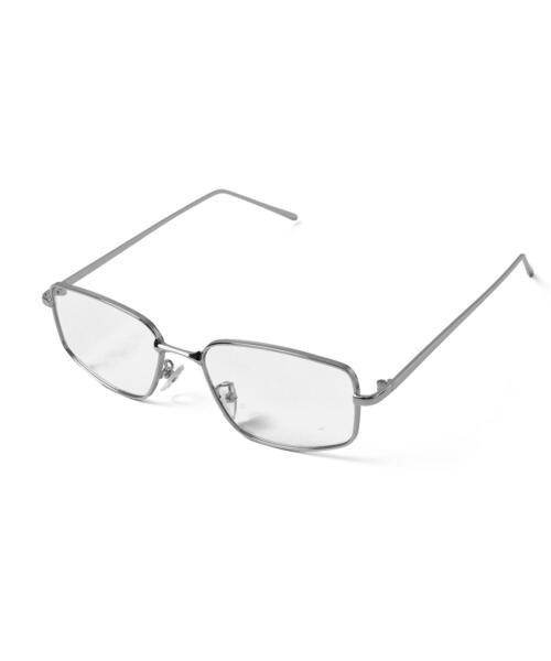 WEGO（ウィゴー）の「WEGO/メタルフレームスクエアアイウェア（メガネ・レディース・シルバー/ゴールド・FREE）」の11枚目の写真