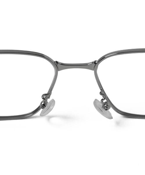 WEGO（ウィゴー）の「WEGO/メタルフレームスクエアアイウェア（メガネ・レディース・シルバー/ゴールド・FREE）」の13枚目の写真