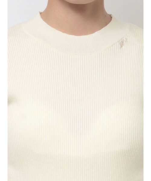 EATME（イートミー）の「リボンスリーブニットTOP（ニット/セーター・レディース・ブラック/ブラウン/オフホワイト・FREE）」の9枚目の写真