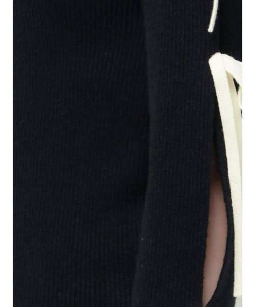 EATME（イートミー）の「リボンスリーブニットTOP（ニット/セーター・レディース・ブラック/ブラウン/オフホワイト・FREE）」の14枚目の写真