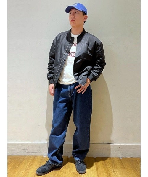 GAP(ギャップ)の「Gapロゴ リラックス ボンバージャケット(MA-1・メンズ・グリーン/ブラック・S/L/M/XS/XL)」の22枚目の写真