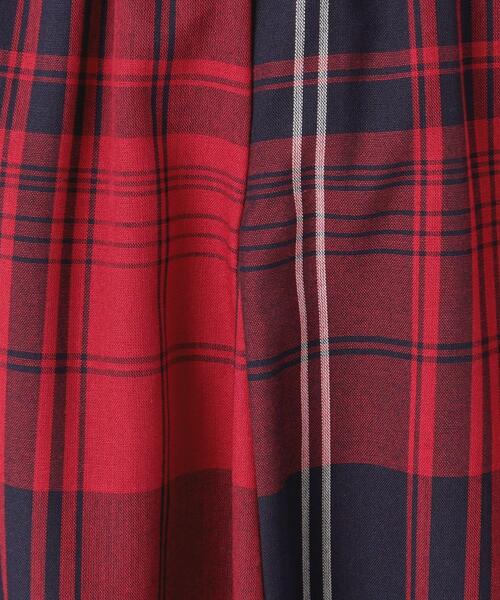 Dessin（デッサン）の「◆【秋色登場・ウエストゴム】映えチェックスカート（XS～L）（スカート・レディース・ブラック系1/レッド系3/ワイン系3・00/01/02/03）」の15枚目の写真