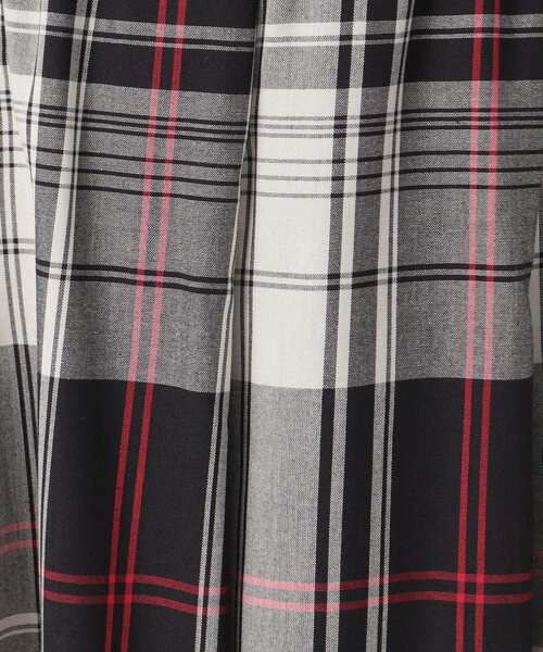 Dessin（デッサン）の「◆【秋色登場・ウエストゴム】映えチェックスカート（XS～L）（スカート・レディース・ブラック系1/レッド系3/ワイン系3・00/01/02/03）」の19枚目の写真