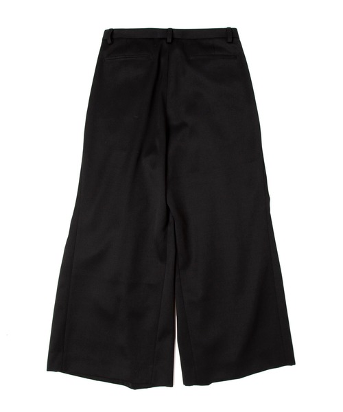 yoshiokubo（ヨシオクボ）の「yoshiokubo ヨシオクボ / WOOL 3TUCK SLACKS ウール3タックスラックス / YKF24418（スラックス・メンズ・ブラック・1/2/3）」の2枚目の写真