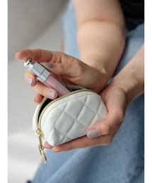 ノベルティ　ミニポーチ　ケース　ホワイト　キルティング 楽天市場】キルティングポーチ 【1個入】 ポーチ メイクポーチ