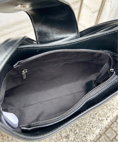 one wayザッカ（ワンウェイザッカ）の「リボン2wayショルダーバッグ（ショルダーバッグ・レディース・ブルー/ブラック/シルバーグレー/レッド・FREE）」の10枚目の写真