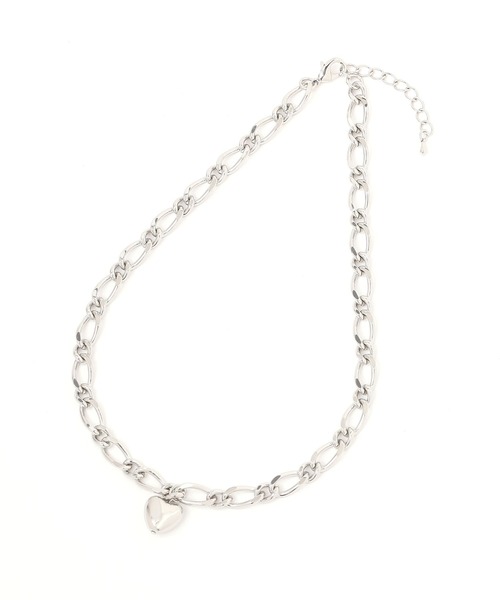 BAYFLOW(ベイフロー)の「ハートチャームネックレス(ネックレス・レディース・シルバー/ゴールド・FREE)」の3枚目の写真