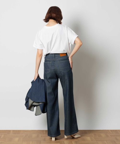 セール】【SOMETHING】「LISA」ワイドパンツ（デニムパンツ