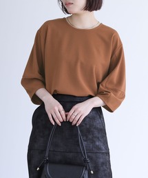 n'OrLABEL | 『七分袖ランタンスリーブカットソー』(Tシャツ/カットソー)