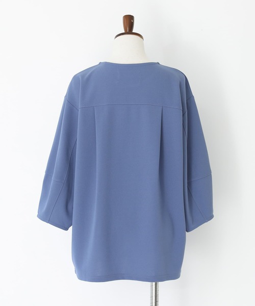 n'OrLABEL（ノアールレーベル）の「『七分袖ランタンスリーブカットソー』（Tシャツ/カットソー・レディース・ブラック/ブラウン/グレイッシュブルー・2/1）」の21枚目の写真