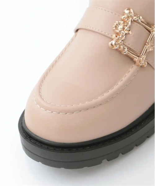 axes femme(アクシーズファム)の「バックルデザインローファー(パンプス・レディース・グレー/ブラック/ブラウン/ベージュ・MEDIUM/LARGE)」の9枚目の写真