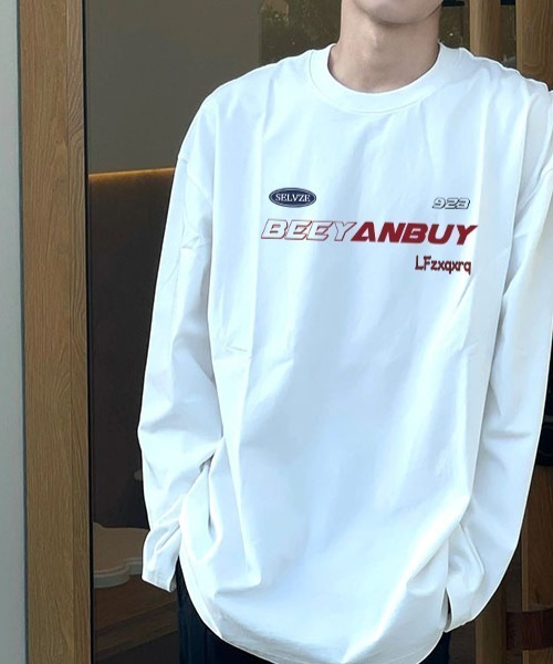 B.R.U(ブル)の「プリントグラフィック長袖Tシャツ(Tシャツ/カットソー・メンズ・ブラック/その他/チャコールグレー/ブラック系その他/ネイビー系/ホワイト/ホワイト系その他/ネイビー・M/L)」の13枚目の写真