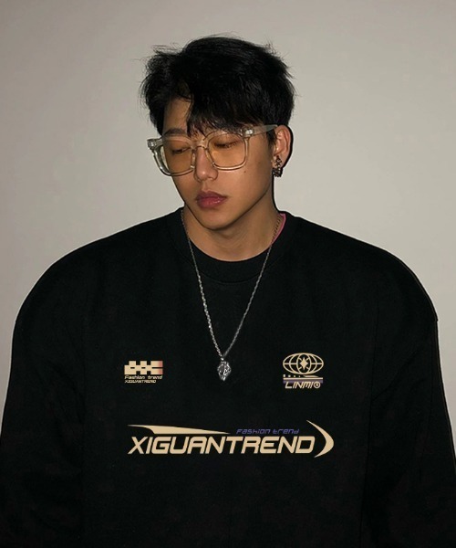 B.R.U(ブル)の「プリントグラフィック長袖Tシャツ(Tシャツ/カットソー・メンズ・ブラック/その他/チャコールグレー/ブラック系その他/ネイビー系/ホワイト/ホワイト系その他/ネイビー・M/L)」の12枚目の写真